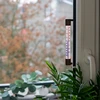 Outdoor window thermometer, brown (-50°C to +50°C) 18cm - 7 ['outdoor thermometer', ' thermometer', ' outdoor window thermometer', ' thermometer easy-to-read scale', ' plastic thermometer', ' window thermometer', ' balcony thermometer', ' two-sided thermometer', ' self-adhesive thermometer']