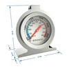 Oven thermometer (0°C to +300°C) Ø6,1cm - 3 ['cooking thermometer', ' oven thermometer', ' baking thermometer', ' thermometer for baking/roasting', ' standing thermometer', ' hanging thermometer', ' baker’s thermometer']