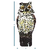 Owl with moving head - bird repeller - 3 ['repelling birds', ' how to repel birds', ' balcony birds', ' owl scarer', ' fake owl']