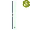 PE-coated steel pole 0.6 m x 8 mm - 2 ['backyard pole', ' plant pole', ' plant support', ' backyard support', ' metal supports for the backyard', ' support for climbing plants', ' supports for climbing plants', ' metal supports for flowers', ' coated metal poles', ' coated poles for plants']