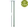 PE-coated steel pole 1.5 m x 11 mm - 2 ['backyard pole', ' plant pole', ' plant support', ' backyard support', ' metal supports for the backyard', ' support for climbing plants', ' supports for climbing plants', ' metal supports for flowers', ' coated metal poles', ' coated poles for plants']