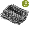 Pins for agro-textile, stainless steel, U-type - 100 pcs - 4 ['for non-woven agro-textile', ' for woven agro-textile', ' for geotextile', ' for anti-mole netting', ' agro-textile pin', ' stainless steel pins', ' fixing pins', ' U-shaped pins', ' U-type pins']
