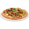 Pizza stone, made of cordierite, round, 33 cm  - 1 ['for baking pizza', ' Italian pizza', ' for baking bread', ' for a gift', ' round pizza stone']