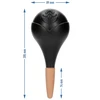 Plant watering globe, matt black, with a ceramic spike (included in the packaging) 400 ml - 7 ['watering globes', ' flower watering dispenser', ' for watering flowers', ' flower watering devices', ' flower watering', ' plant watering', ' watering devices for pots', ' for pot flowers', ' watering system', ' watering globe', ' water dispenser for flowerpots', ' globes for plants', ' dispenser for plants', ' plant watering', ' black watering globes', ' watering globes wit ceramic spike', ' ceramic spike', ' colour watering globes', ' watering globes with clay spike', ' top-filled watering globes', ' top-filled dispensers', ' loft design']