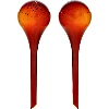 Plant watering globes, amber colour, transparent, 400 ml, 2 pcs  - 1 ['watering globes', ' flower watering dispenser', ' for watering flowers', ' flower watering devices', ' flower watering', ' plant watering', ' watering devices for pots', ' for watering flowers', ' for pot flowers', ' watering system', ' watering globe', ' water dispenser for flowerpots', ' globes for plants', ' dispenser for plants', ' plant watering', ' watering globe']