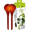 Plant watering globes, amber colour, transparent, 400 ml, 2 pcs - 3 ['watering globes', ' flower watering dispenser', ' for watering flowers', ' flower watering devices', ' flower watering', ' plant watering', ' watering devices for pots', ' for watering flowers', ' for pot flowers', ' watering system', ' watering globe', ' water dispenser for flowerpots', ' globes for plants', ' dispenser for plants', ' plant watering', ' watering globe']