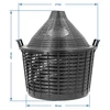 Plastic basket for 25l demijohn - 3 ['garden basket for demijohn', ' for wine', ' homemade wine basket', ' basket for wine demijohn', ' wine basket', ' basket for demijohn']