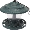 Plastic bird feeder - 17,8 x17 cm, green - 2 ['Bird feeder', ' plastic bird feeder', ' squirrel feeder', ' winter bird feeding']