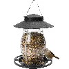 Plastic bird feeder - 21x21x27 cm, black - 4 ['bird feeder', ' feeding birds in winter', ' feeding birds']
