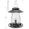 Plastic bird feeder - 21x21x27 cm, black - 5 ['bird feeder', ' feeding birds in winter', ' feeding birds']