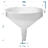 Plastic funnel Ø 30 cm - 3 ['wine funnel', ' demijohn funnel', ' wine demijohn funnel', ' all-purpose funnel', ' for wine filtration', ' wine-making accessories']