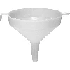 Plastic funnel Ø10 cm  - 1 ['funnel for bottles', ' funnel for wine', ' funnel for juice', ' round funnel', ' plastic funnel', ' good funnel', ' funnel from plastic', ' funnel for liquids', ' funnel for bottling', ' juice transfer', ' wine transfer', ' bottling', ' white funnel']