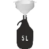 Plastic funnel Ø20cm for carboys and gallons - 3 ['carboy funnel', ' wine funnel', ' bottle funnel', ' all-purpose funnel', ' for wine filtration', ' wine-making accessories']