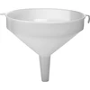 Plastic funnel  Ø22 cm , white  - 1 