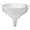 Plastic funnel  Ø25/26 cm , white  - 1 ['wine funnel', ' demijohn funnel', ' wine demijohn funnel', ' all-purpose funnel', ' for wine filtration', ' wine-making accessories']