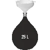 Plastic funnel  Ø25/26 cm , white - 2 ['wine funnel', ' demijohn funnel', ' wine demijohn funnel', ' all-purpose funnel', ' for wine filtration', ' wine-making accessories']