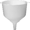 Plastic funnel Ø25 for demijohns, high edge  - 1 ['wine funnel', ' demijohn funnel', ' wine demijohn funnel', ' all-purpose funnel', ' for wine filtration', ' wine-making accessories']