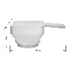 Plastic funnel " Squaring the circle", fi 52-85 mm - 6 ['funnel for preserves', ' funnel for jars', ' funnel for preserves', ' square funnel', ' dishwasher funnel']
