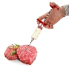 Plastic meat injector with 2 injection needles, 30 ml - 6 ['home-made sausages', ' smoking', ' home-made products', ' home-made sausages', ' home-made pate', ' white sausage', ' sausage smoking', ' sausage', ' cold meat', ' meat', ' local specialities', ' dinner']
