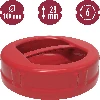 Plastic twist-off lid Ø100 - 5 ['plastic screw cap', ' screw cap for jars', ' screw cap fi 100', ' screw cap with a handle', ' screw cap with a collar', ' tight screw cap', ' for plastic jars']