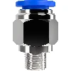 Plug connector + ball valve + stub pipe set - 4 ['accessories for distillers', ' modular distillers', ' for head', ' for reflux']