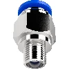 Plug connector + ball valve + stub pipe set - 6 ['accessories for distillers', ' modular distillers', ' for head', ' for reflux']