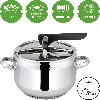Pressure cooker - 5L - 2 ['pressure pot', ' boiling in pressure cooker', ' stainless steel pot', ' induction pressure cooker', ' pressure cooker dishes']