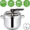 Pressure cooker - 7L - 2 ['pressure pot', ' boiling in pressure cooker', ' stainless steel pot', ' induction pressure cooker', ' pressure cooker dishes']