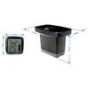 Rain gauge and electronic weather station - wireless, black - 11 ['weather station', ' meteorological station', ' wireless weather station', ' wireless meteorological station', ' rain gauge']