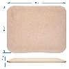 Rectangular pizza stone, made of cordierite,  38x30,5 cm - 5 ['for baking pizza', ' Italian pizza', ' for baking bread', ' for a gift', ' rectangular pizza stone', ' large pizza stone']