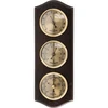 Retro weather station - walnut colour with gold dials - 2 