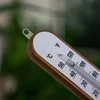 Room thermometer with white scale (-30°C to +50°C) 20cm - 5 ['indoor thermometer', ' room thermometer', ' thermometer for indoors', ' home thermometer', ' thermometer', ' wooden room thermometer', ' thermometer legible scale', ' thermometer with dual scale']
