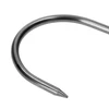 S-shaped hooks for smoking - sharpened - 150 mm, Ø 5 mm, 5 pcs - 5 ['hook for smoking', ' hook for smoking meat', ' hook for smoking processed meat', ' hook for processed meat', ' smoking hooks', ' stainless hooks', ' S-shaped smoking hooks', ' hook set', ' hooks for smoker', ' hooks for meat drying', ' hooks for cheese', ' classic hooks', ' hooks with conical tip']