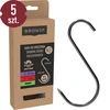 S-shaped hooks for smoking - sharpened - 150 mm, Ø 5 mm, 5 pcs - 4 