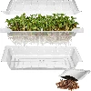 Seed sprouter tray + radish seeds  - 1 ['growing sprouts', ' tray sprouter', ' sprouting vessel', ' browin sprouter', ' growing sprouts', ' seed sprouter', ' radish sprouts', ' broccoli sprouts', ' sprouter']