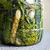 Shatterproof jar for brine pickling 3 L - 8 ['brine pickled cucumbers', ' brine pickled cauliflowers', ' brine pickled beets', ' beet leaven', ' plastic jar', ' PET jar', ' homemade brine pickles', ' 3L jar']