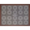 Silicone baking mat - 3 ['baking mat', ' oven mat', ' baking on silicone mat', ' silicone mat', ' best for baking', ' modern baking', ' baking accessories', ' baking in the oven', ' secrets of successful baking', ' gift idea', ' kitchen accessories', ' stencilled mats', ' baking mats']