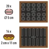 Silicone baking mat - 8 ['baking mat', ' oven mat', ' baking on silicone mat', ' silicone mat', ' best for baking', ' modern baking', ' baking accessories', ' baking in the oven', ' secrets of successful baking', ' gift idea', ' kitchen accessories', ' stencilled mats', ' baking mats']