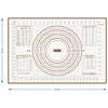 Silicone mat - printed pastry board: templates and cooking calculator - 6 ['baking mat', ' oven mat', ' baking on silicone mat', ' silicone mat', ' best for baking', ' modern baking', ' baking accessories', ' baking in the oven', ' secrets of successful baking', ' gift idea', ' kitchen accessories', ' stencilled mats', ' baking mats', ' mat with calculator', ' silicone pastry board']