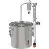 Stainless steel 18 L distiller  - 1 ['distillation kit', ' modular distiller', ' decanter', ' cooler', ' how to distill', ' 18 L distiller', ' pot still']