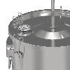 Stainless steel 18 L distiller - 6 ['distillation kit', ' modular distiller', ' decanter', ' cooler', ' how to distill', ' 18 L distiller', ' pot still']