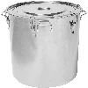 Stainless steel fermenter 161 L  - 1 ['fermentation container', ' home-made wine', ' home-made beer', ' winemaking', ' brewing']