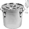 Stainless steel fermenter 30 L - 2 ['container with lid', ' winemaking', ' brewing', ' fermentation vessel', ' for fermentation']