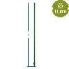 Steel garden stake PE coated 1,25mx11mm - 2 ['steel support for plants', ' plant pole', ' flower pole', ' potted flower poles', ' plant pole castorama']