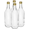 Stołowa 1 L bottle with screw cap - 4 pcs  - 1 ['vodka bottle', ' vodka bottles', ' stołowa bottles', ' monopoly bottle', ' monopoly liquor bottle', ' 1000 mL stołowa bottle', ' clear bottle', ' 1 L bottles', ' litre bottles', ' clear bottle with screw cap', ' juice bottle', ' stołowa bottle with screw cap', ' bottles with screw caps', ' liquor bottles']