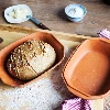 Stoneware , clay baker, 4 L, brown - 9 ['gift', ' for roasting meats', ' for baking bread', ' clay pot', ' non-scorching baking', ' fat-free cooking', ' healthy cooking']