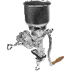 Table malt mill / grinder 1kg  - 1 ['grain mill', ' malt mill', ' manual mill', ' for grain fragmentation', ' mil for making beer', ' grain fragmenting device']