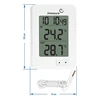 Thermometer – electronic, sensor, white - 5 ['temperature', ' ambient temperature', ' temperature control', ' indoor thermometer', ' outdoor thermometer', ' outdoor thermometer']