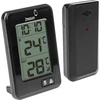 Thermometer – electronic, wireless, sensor, black  - 1 ['thermometer', ' universal thermometer', ' electronic thermometer', ' outdoor window thermometer', ' outdoor thermometer', ' indoor thermometer', ' room thermometer', ' weather station', ' meteorological station', ' thermometer with sensor']