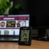 Thermometer – electronic, wireless, sensor, black - 6 ['thermometer', ' universal thermometer', ' electronic thermometer', ' outdoor window thermometer', ' outdoor thermometer', ' indoor thermometer', ' room thermometer', ' weather station', ' meteorological station', ' thermometer with sensor']